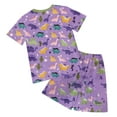 thumbnail image 6 of Toddler Boys Girls Clothes Set Sleeveless T-shirt Tank Top Elastic Waist Pocket Elastic Shorts Solid 2Pcs Outfits Cartoon Print 2PCS Set Gift Dailywear Set (11-12 Years,Green) Boys Summer Set, 6 of 6