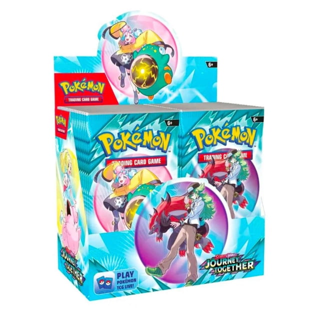 Caja de refuerzo Pokémon SV09 Journey Together de 36 sobres