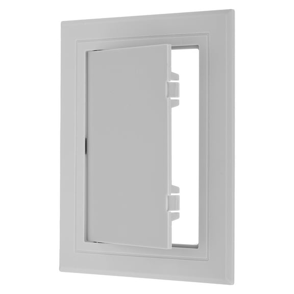 6x5 inch(145x115mm) Removable Hinged Access Panel, ABS Plumbing Access Doors Easy Wall Hole Cover, Grey