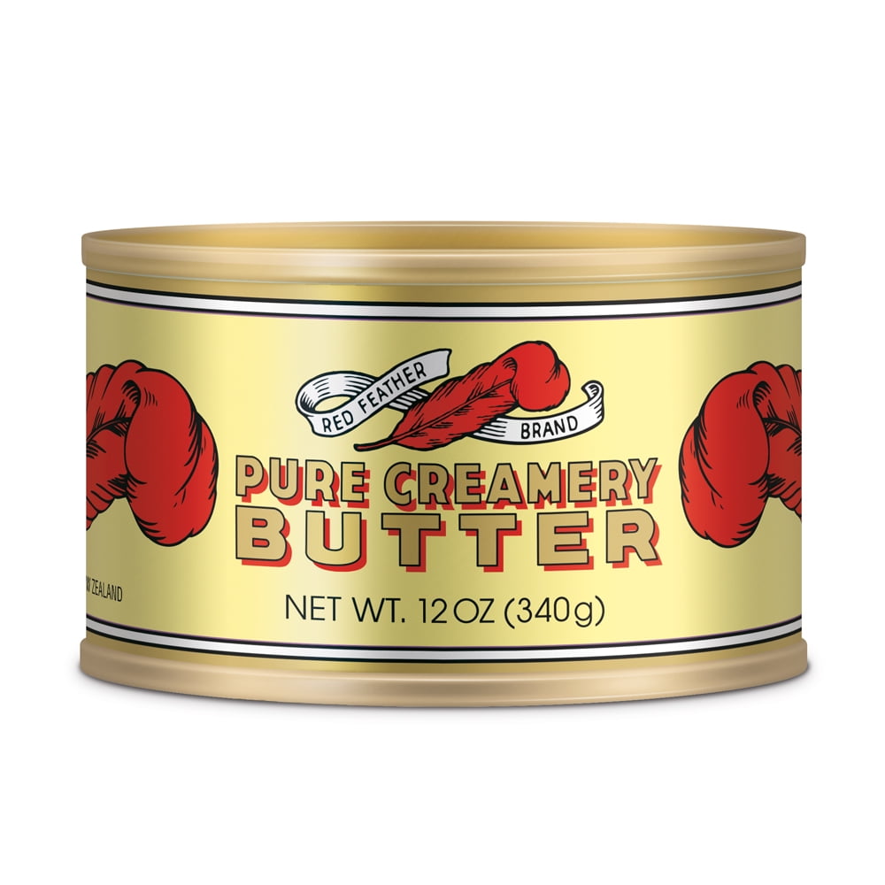 (6 pack) Red Feather Brand Pure Creamery Butter, 12 oz Can