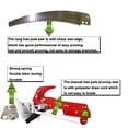 thumbnail image 6 of INTBUYING Manual Pole Saw, 7-26 ft Extension Tree Pole Pruner, 2 In 1 Tree Scissor Saw and Scissor for High Branches Trimming Garden Tools Loppers Hand Pole Saws Tree Pruner Pole S, 6 of 6