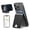 Black, variant on 3-in-1 Magnetic Wallet Stand Compatible with MagSafe and Apple Find My Network, Smart Phone Card Holder with Adjustable Kickstand, Black