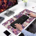 thumbnail image 2 of Long Mouse Pads for Desk,Goldendoodle Dog and Flower Floral Desk Mats on Top Of Desks, Desk Mouse Pad Extra Large with 3mm Non-Slip Base and Stitched Edge for Gaming,Office,Work,Home 31.5"x15.7", 2 of 6