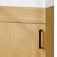 thumbnail image 2 of Dextrus 16" Bathroom Vanity with Undermount Sink, Modern Free Standing Bathroom Storage Cabinet with Soft Close Door, Brown, 2 of 8