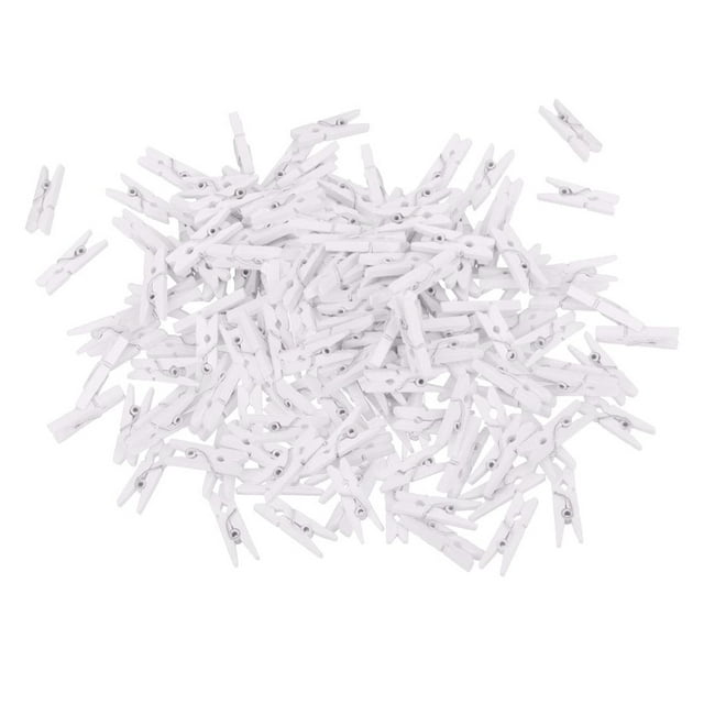 100 piezas pinzas de papel manualidades clips de fotografía decoración Gloria Clavijas de madera