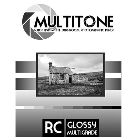 フォトグラフィックペーパー、ブラックアンドホワイトペーパー Inkpress MultiTone Black & White Resin Coated BW Glossy Darkroom