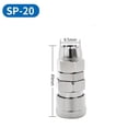 thumbnail image 1 of Air Compressor Pneumatic Connector PH PP SH SM Silver Socket Connector Coupler Plug Iron Galvanized PM Pneumatic, 1 of 4