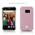 thumbnail image 2 of SereneLife SL301S7PN - Lite-Me Selfie Lighted Smart Case, Phone Protection with Built-in Power Bank & LED Lights (for Samsung Galaxy S7), 2 of 4