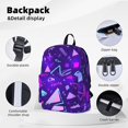 thumbnail image 4 of Mochila retro de los años 80 y 90 para portátil, para viajes, senderismo, negocios, para mujeres y hombres., 4 of 5