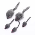 thumbnail image 2 of Ratón de simulación de hierba gatera para mascotas, juguete interactivo de felpa de 5 piezas, suministros de regalo para gatitos, Color aleatorio, 2 of 3