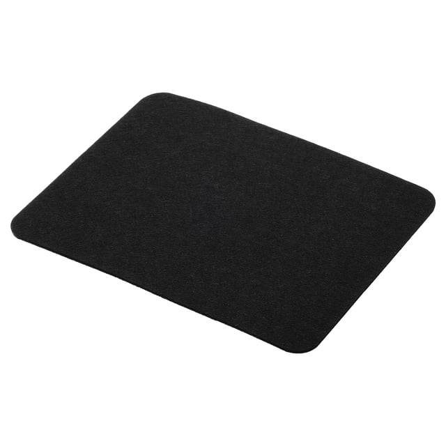Unique Bargains 9'x8' Mouse Pad, Felt Dual Side Soft Desk Pad Writing Mat for Office Home, Black