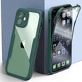 thumbnail image 2 of 360 protección de cuerpo completo cubierta de teléfono transparente para iPhone14 13 12 11 Pro Max X XR XS 14Plus pantalla frontal cubierta suave a prueba de golpes Tan Jianjun unisex, 2 of 2