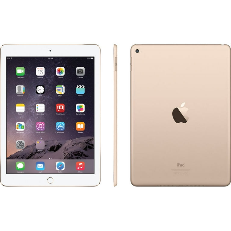 Restored Apple iPad Air 2, 9.7in, Wi-Fi, 128GB, Gold (MH182LL/A