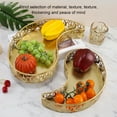 thumbnail image 5 of Folkulture Wooden Fruit Bowl or Decorative Fruit Bowl for Kitchen Counter or Centerpiece Table Decor, Fruit Bowl, Pedestal Bowl for Farmhouse Decor, Mango Wood Fruit Bowl-Golden Combination Tray, 5 of 10