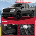thumbnail image 4 of NS YOLOF150 Seat Covers 2015-2026 Full Set, Truck Interior Sets with Lumbar Support Custom Fit for Ford F150 2015-2026, F250/F350/F450 2017-2026 Super Duty Crew Cab XLT XL Lariat Platinum, Black, 4 of 8