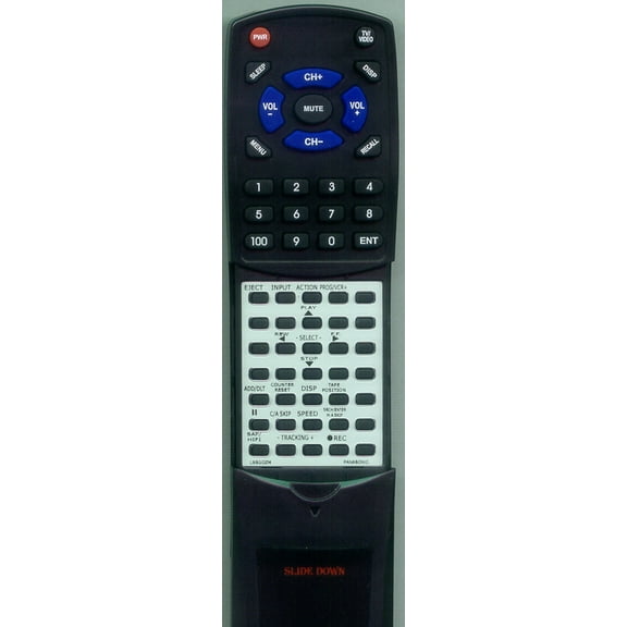 Replacement Remote for PANASONIC RTLSSQ0204, LSSQ0204, NVFJ4620PX, PVV4620