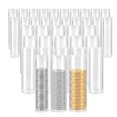 thumbnail image 1 of Miangastore 8pcs Coin Holder: Transparent Coin Storage Tubes with Caps - Plastic Holders for Quarters and Collectibles - Tubes for Collection and Protection Supplies, 1 of 8