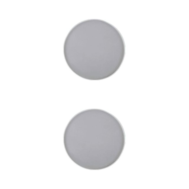 Decodeary Reusable And Durable Coasters DIY Molds White Home Decoration 2Set