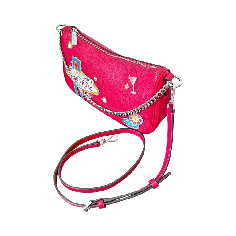 Michael Kors Women's Carmela Medium Embellished Leather Crossbody