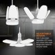 thumbnail image 2 of Luz LED para Garaje oso de fresa 60W E27 3000K 6000Lm, 2 of 5