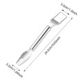 thumbnail image 3 of Fokuz 2 In 1 Head Stainless Steel Watermelon Fruit Cutter Fork Portable Kitchen For Cutting And Serving Fruits, 3 of 6