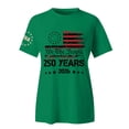 thumbnail image 2 of Only Moment American Pride Graphic Tee Crew Neck Short Sleeve Patriotic Graphic Tee 4th of July Independence Day Shirt Casual Short Sleeve Tops Green,L, 2 of 6