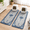 Blue Mandala-18x54 Inch (Pack of 2), variant on Cat Litter Mat 2 Pack 72x72 Largehine Washableping Mats For Cats Super Absorbent &-proof Box Floor Waterproof Non Slip Rug