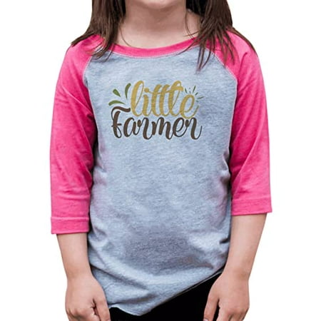 

7 ate 9 Apparel Girls Farm Life Shirts - Little Farmer Pink Shirt 18 Months