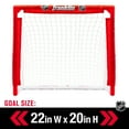 Franklin Sports NHL Kids Mini Hockey Set Includes 1 Knee Hockey Goal