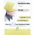 thumbnail image 3 of Fintie Clear Case for MacBook Neo 13" (A3404, 2026), Ultra‑Thin Snap‑On Hard Shell Cover for MacBook Neo 13" with A18 Pro Chip, Crystal Blush, 3 of 9