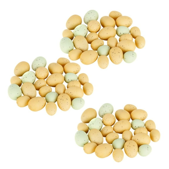 48pc Light Green/Cream Egg Assortment - for Easter/Spring Decor - Factory Direct Craft