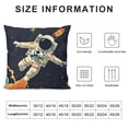 thumbnail image 5 of BANET Decorative Kids Throw Pillow Covers, , Rocket Ship, 24x24in, 5 of 5