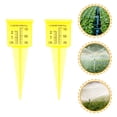 thumbnail image 3 of 4 piezas de evaluación de lluvia al aire libre de alta resistencia al plástico de plástico Guías de lluvia precisas, 3 of 5