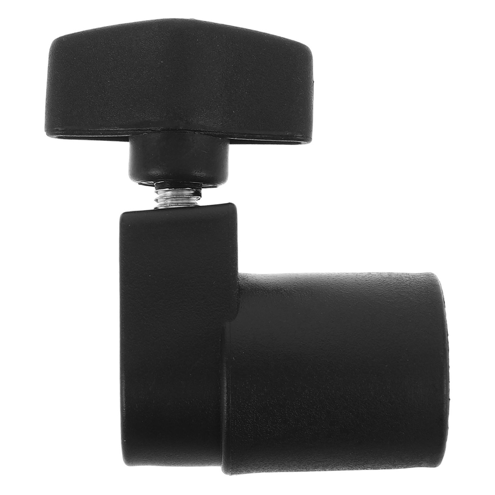 OUNONA Black Plastic Music Stand Clamp with Adjustable Tightening Knob for Universal Compatibility with Sheet Music Stands