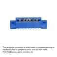 thumbnail image 5 of Uxcell Card Edge Connector Blue Socket 12 Pin 3.96mm Pitch for Printed PCB Circuit Board, Arcade, 5 of 6
