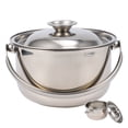 thumbnail image 1 of FUTUREORYY Pot multi-Usage en Acier Inoxydable Argent Résistant à la Chaleur Outil de Cuisson pour Hôtels Lot de 1, 1 of 8