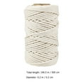thumbnail image 5 of OFFIGAM 5mm Cotton Macrame Cord Rope for Crafting, Knotting, Weaving, Home Decor and Art Projects, 5 of 8