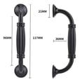 thumbnail image 1 of 10pcs black handles for cabinet knobs and cabinet drawer knobs pulls cupboard kitchen, 1 of 5
