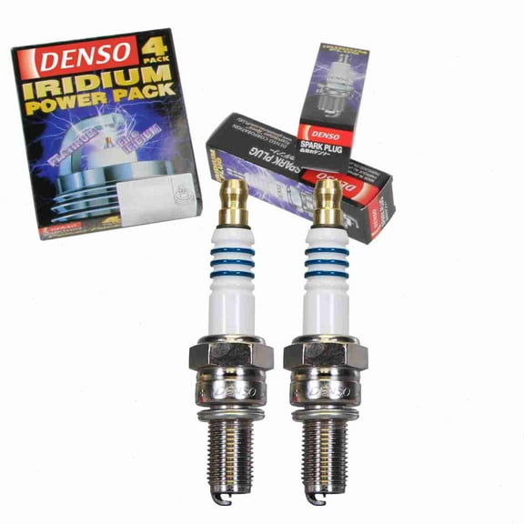 2 pc DENSO 5361 Iridium Power Spark Plugs for IU22 Ignition Wire Secondary
