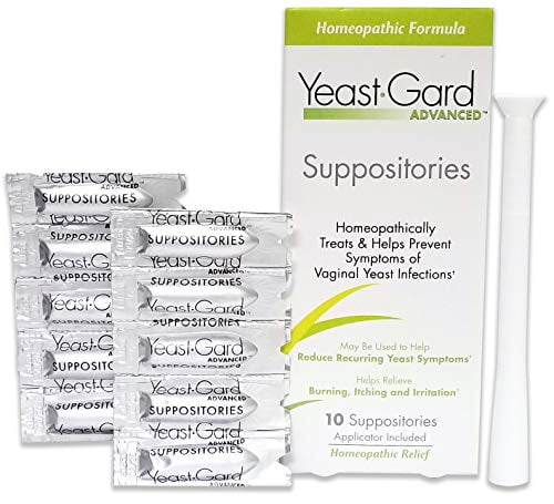 Yeastgard Advanced Yeast Infection Feminine Suppositories 10 Count