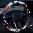 thumbnail image 2 of Lce Hockey 14.5 Inch Printing PVC Leather Steering Wheel Covers Car Wheel Cover Auto Accessories, 2 of 6