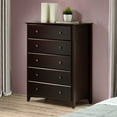 thumbnail image 2 of Shaker Style 5 Drawer Chest - Weathered Grey Finish, 2 of 11