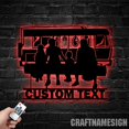 thumbnail image 2 of Craftnamesign Custom Campfire Family Metal Sign, Custom Family Name Sign, Camping Metal Sign, 2 of 5