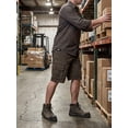 thumbnail image 3 of TRGPSG Men's Cotton Casual Cargo Shorts with Multi Pockets(No Belt),Dark Brown 38, 3 of 5