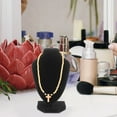 thumbnail image 4 of SEWOART Necklace Holder Stand Black Velvet and Plastic Great for Home and Store, 4 of 8