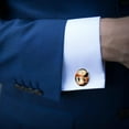 thumbnail image 3 of Football Formal Dress Shirt Cufflinks Set Made of Stainless Steel, Suitable for Formal Attire, Business Meetings, and Weddings, 3 of 6