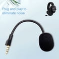 thumbnail image 2 of Huanledash Headset Microphone Plug Play Replaceable Flexible 3.5mm Omnidirectional Gaming Headphone Microphone for Logitech-G Pro X, 2 of 8