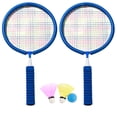 thumbnail image 1 of Juego de raquetas de bádminton portátiles con 2 volantes y bolsa de transporte para niños, 1 of 10