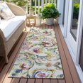 thumbnail image 6 of Addison Rugs Chantille Indoor/Outdoor Transitional Paisley Ivory Washable Runner Rug, 2'3" x 7'6", 6 of 6