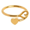 thumbnail image 3 of Xihbxyly Anillos de Inicial de Oro, Anillo Apilable con Letra Abierta, Joyería Ajustable con Alfabeto, Regalos Personalizados Únicos, Accesorio de Moda para Mujer, Perfecto para Mamá o Novia., 3 of 6